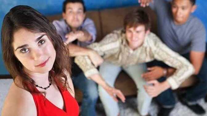 Why does a woman have to give up her male friends when she's dating?
