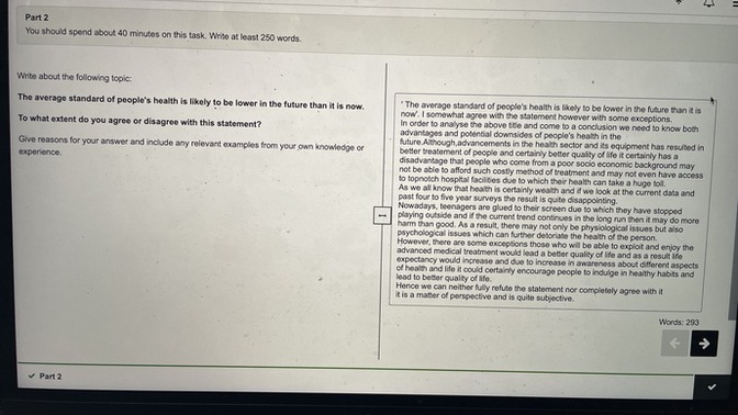 What IELTS band score would you give this writing?