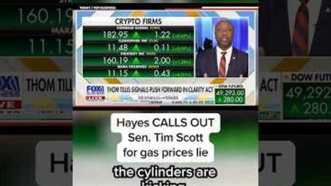 Is Sen. Tim Scott living on another planet... his words just 2 days ago?