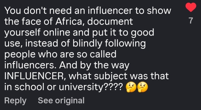 Do you agree with these comments about IShowSpeeds Africa tour?