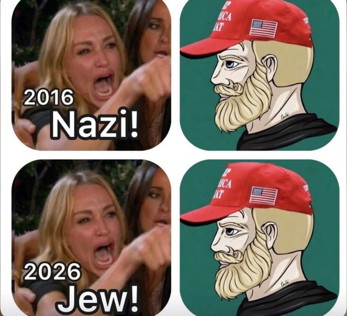 Liberals called MAGA Nazis in 2016 now they call them Jews. Which is it?