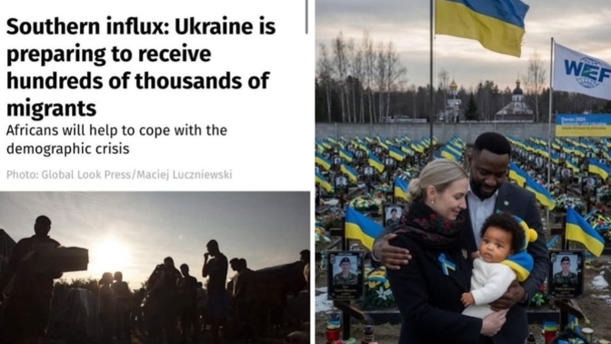 When Ukraine wins against Russia will it join the EU & open its boarders to replace its dwindling birth rates & population?