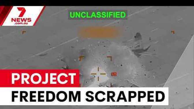What happened to "Project Freedumb", the Orange Man Baby's brilliant military move to open the Straight Of Hormuz?
