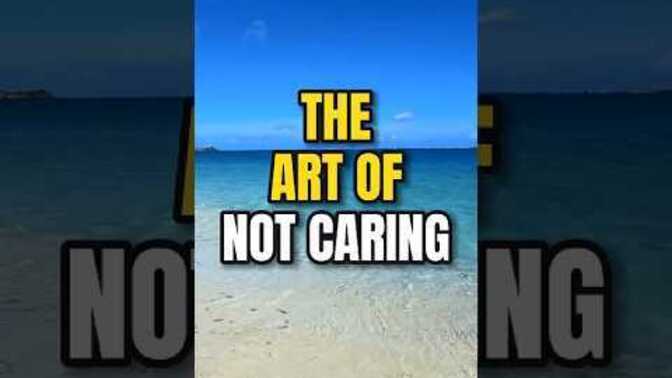 7 Brutal Stoic Truths For People. The Art of Not Caring. Want to Learn What They Are?