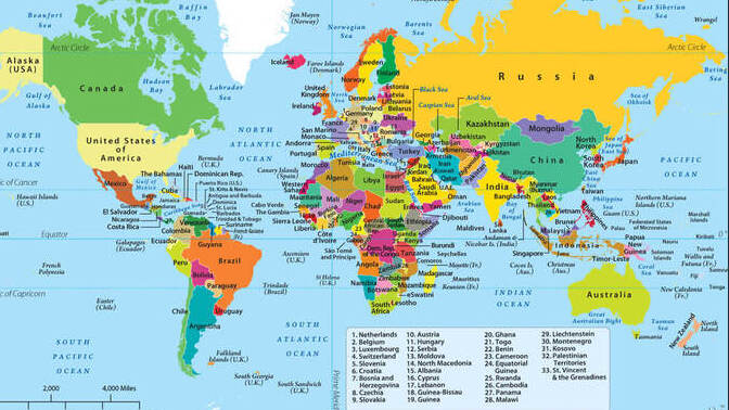 Do YOU find maps of our world fascinating? How often do you look at one?