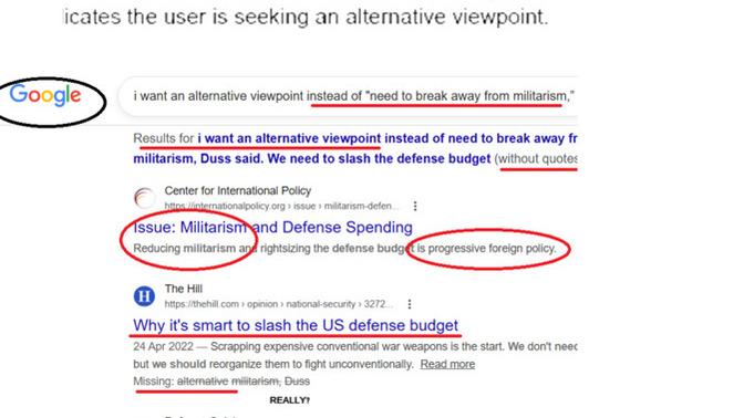 Why does google CONVINCE ME and everyone to be dnc democrats policy?