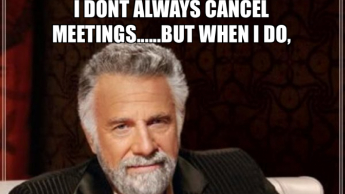 How do you react whenever a friend keeps canceling plans to hang out at the last minute?
