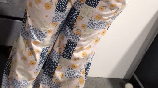 What do you think of the PJ pants I made for my mumma for mothers day?