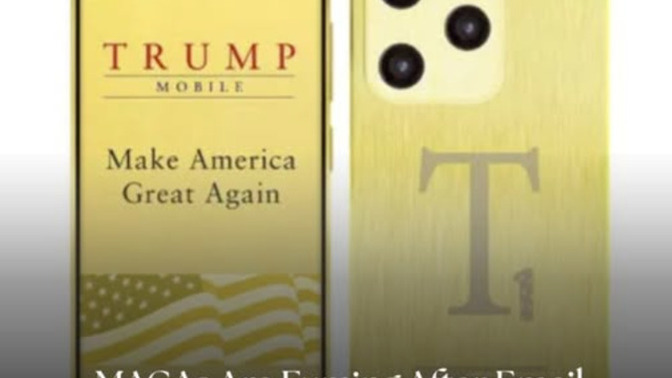 Isn't it amazing how many MAGAs keep falling for one Trump scheme after another..."Trump Mobile" ?