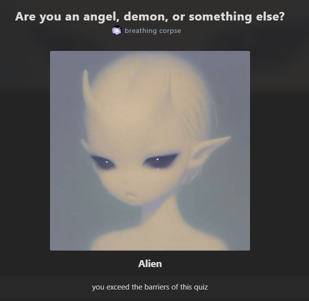 I always suspected such... lol