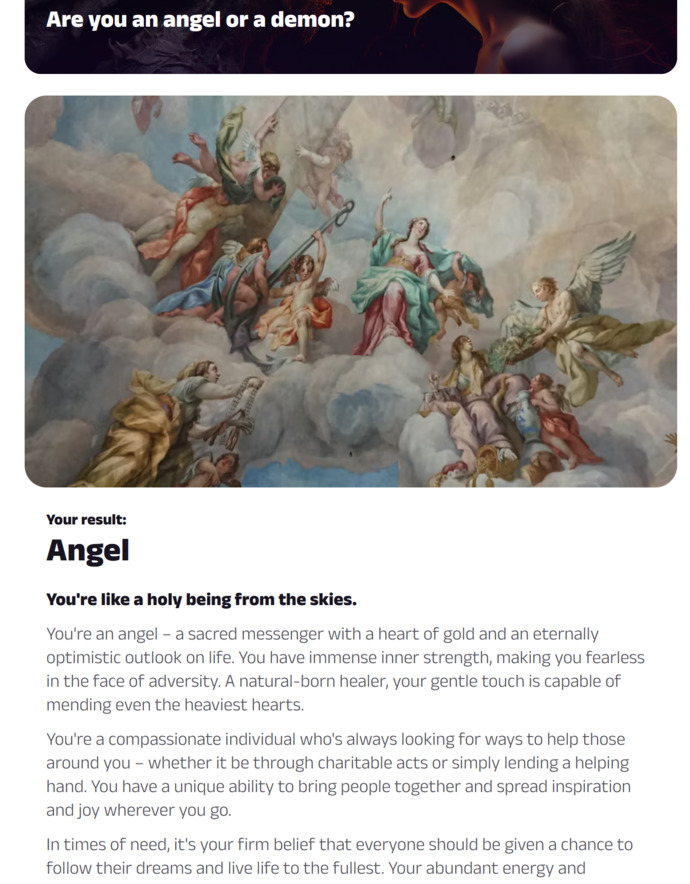 Angel vs demon personality test: which one are you really?