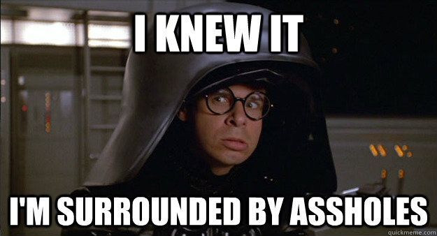 Does evil really triumph because good is dumb, as in Spaceballs?