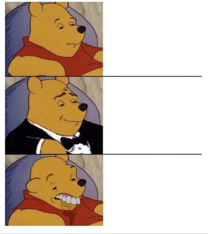 What’s the funniest caption you can put on this Winnie the Pooh meme?