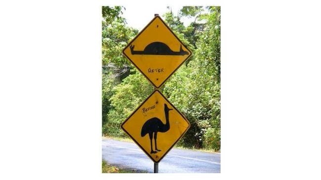 If your ex was a street sign, what would that sign read?