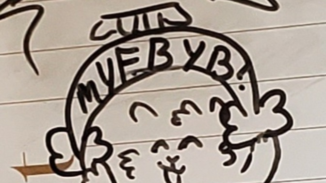 What does this passive-aggressive fridge message from my ex-friend mean?
