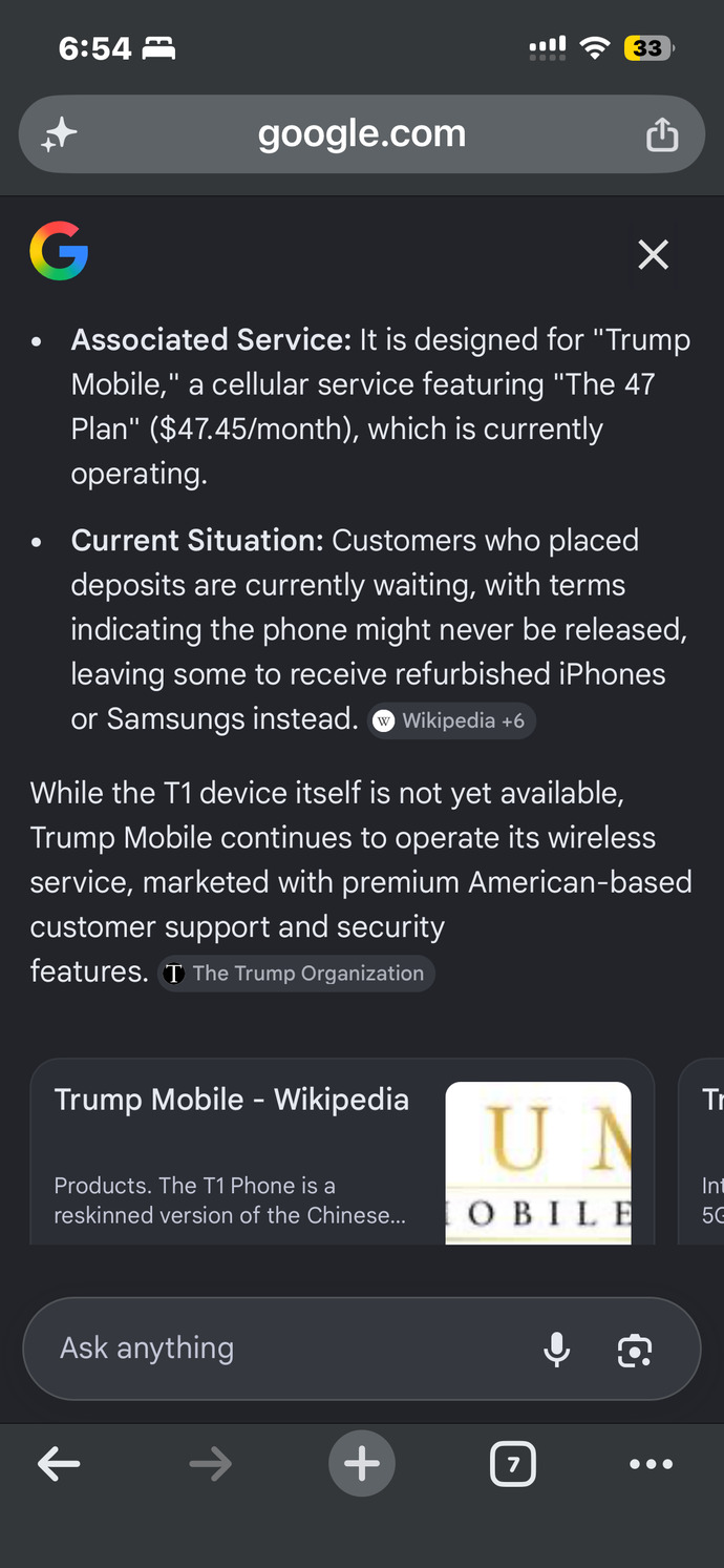 Has anyone here actually received their Trump phone yet?