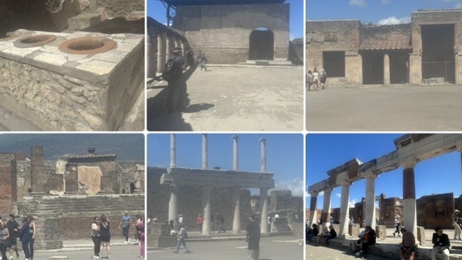 How do these travel photos of Rome and Pompeii look?
