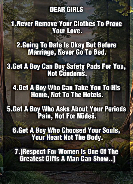 Girls, do you really believe following these rules improves relationships?