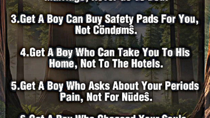 Girls, do you really believe following these rules improves relationships?