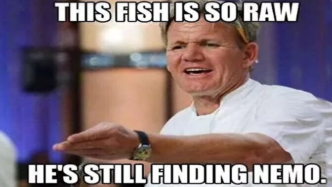 How would you feel if you tried to cook something but accidentally burnt it and Gordon Ramsey randomly shows up and yells at you for it?