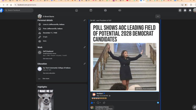 If AOC is the 2028 Democratic frontrunner, would you vote for her?