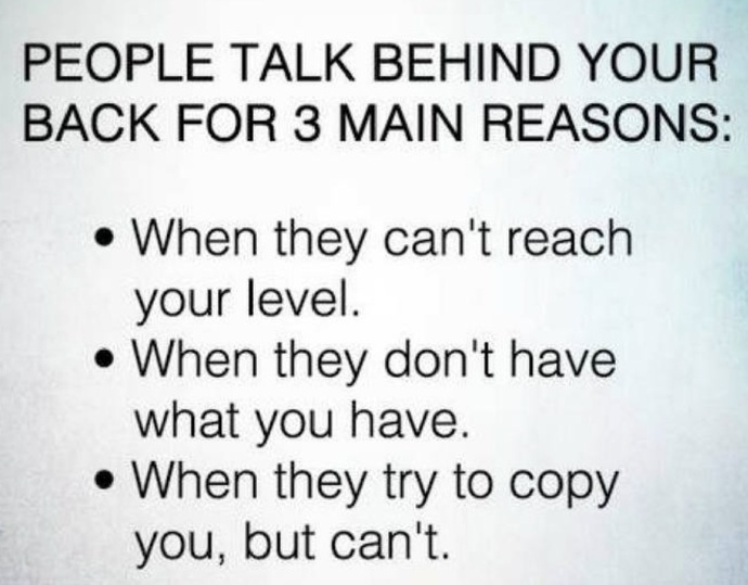 Have you ever caught someone talking behind your back?