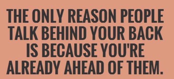 Have you ever caught someone talking behind your back?