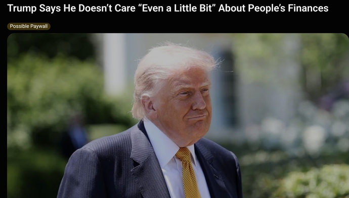 How many times does Trump have to say he doesn’t care about you?
