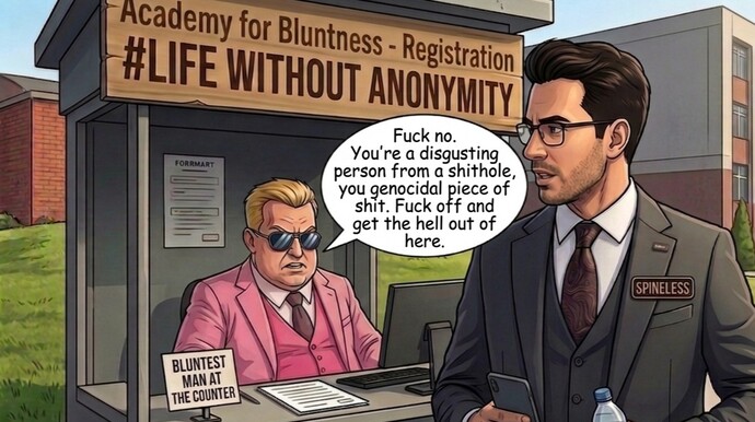 Do you speak completely unfiltered and bluntly in daily life, just like you do on forums like Reddit, Twitter, and GAG?