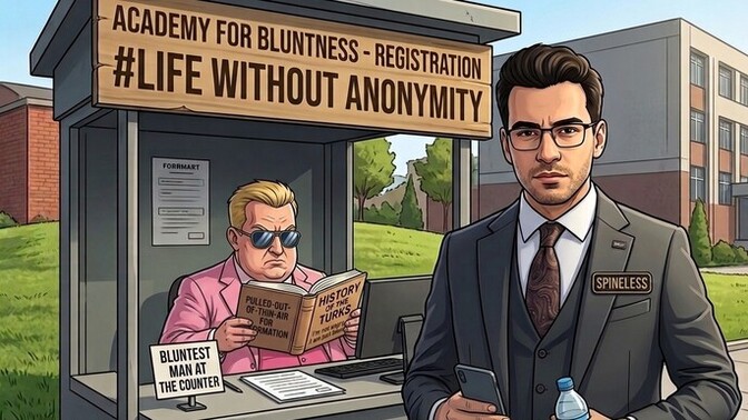 Do you speak completely unfiltered and bluntly in daily life, just like you do on forums like Reddit, Twitter, and GAG?