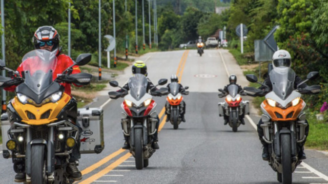 Have you ever gone on a long-distance motorcycle group ride?