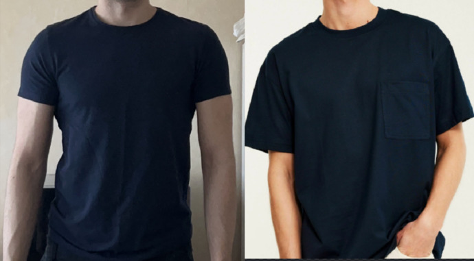 Which T‑shirt style looks more attractive on guys: slim fit or oversized?