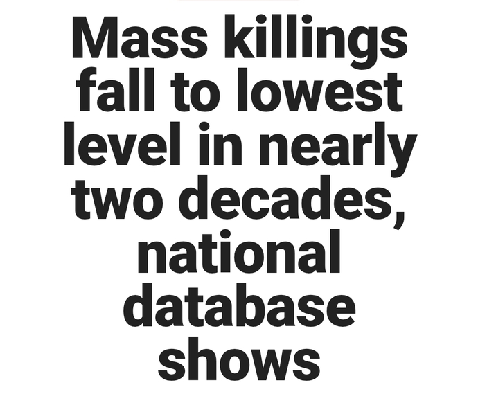 How can we explain the significant decreased violent crimes?