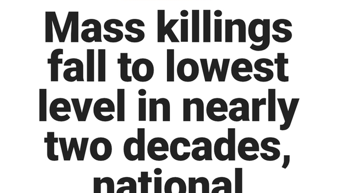 How can we explain the significant decreased violent crimes?
