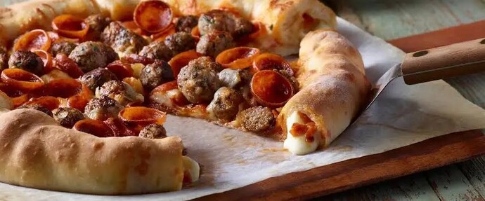 Do you normally eat pizza crust, or do you hold out for a more healthy crust filled with mozzarella?