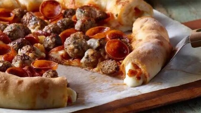 Do you normally eat pizza crust, or do you hold out for a more healthy crust filled with mozzarella?