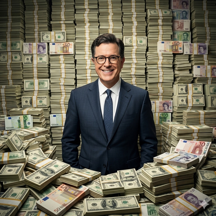 The Late Show was canceled because it was losing $40 million per year. Who will Colbert blame?