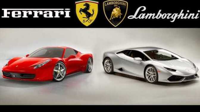 Have you ever in your life ridden in either a Ferrari or a Lamborghini?