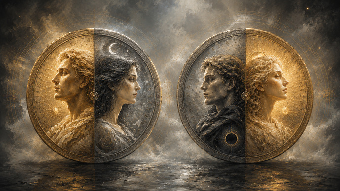 If men and women are 2 sides of the same coin, which would represent light and which would represent darkness in your opinion and why?