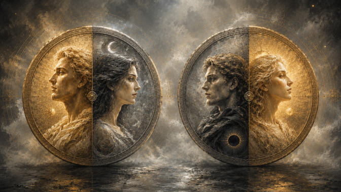 If men and women are 2 sides of the same coin, which would represent light and which would represent darkness in your opinion and why?