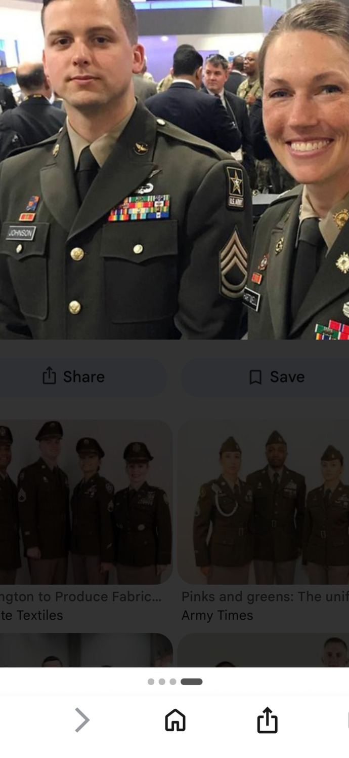 Is it appropriate to call today’s men and women in uniform beautiful?