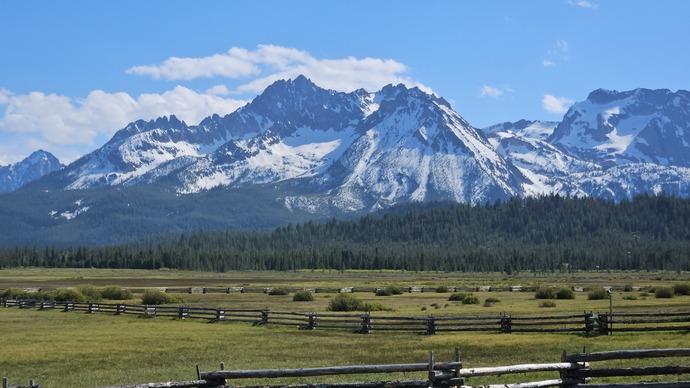 Do you think the Sawtooth Mountains look like the Alps?