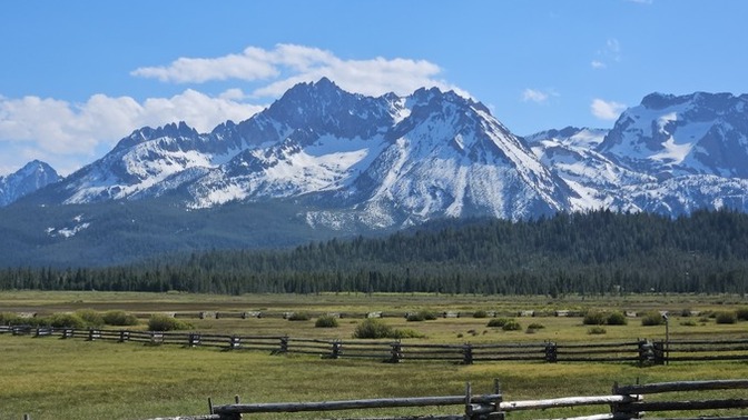Do you think the Sawtooth Mountains look like the Alps?