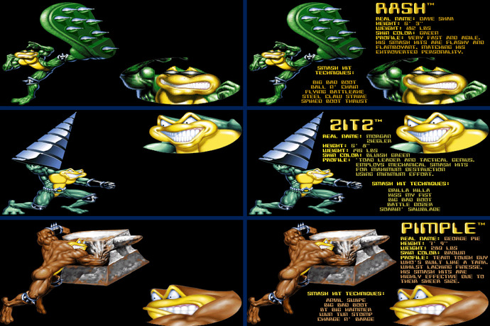 Ninja turtles? Nah how about Battletoads?