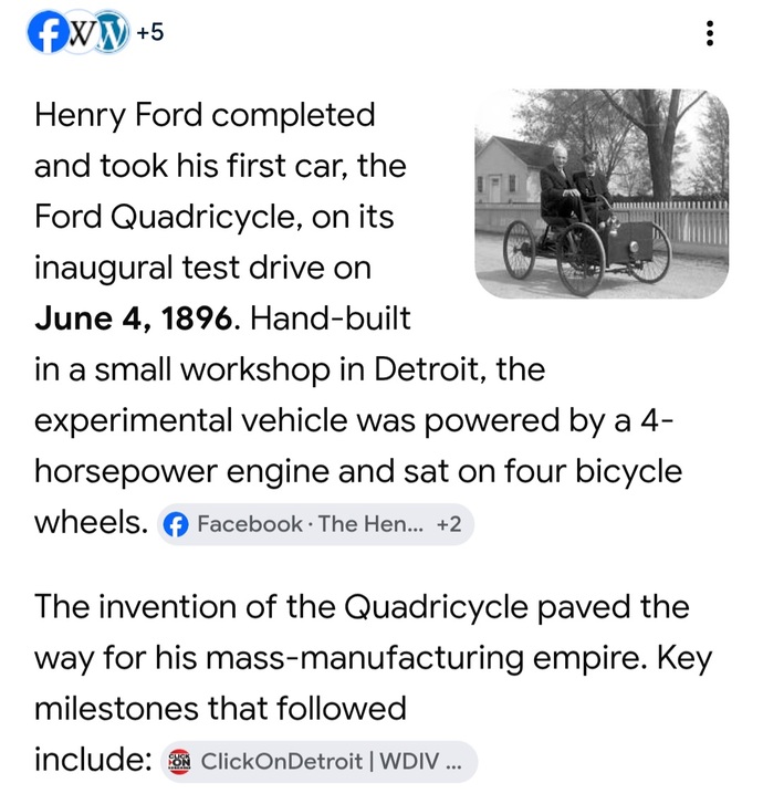 Are you aware that Henry Ford didnt invent shit?