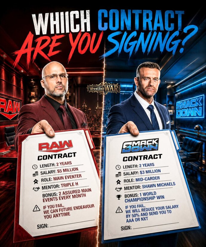 If you were a WWE superstar, which contract would you pick and why?