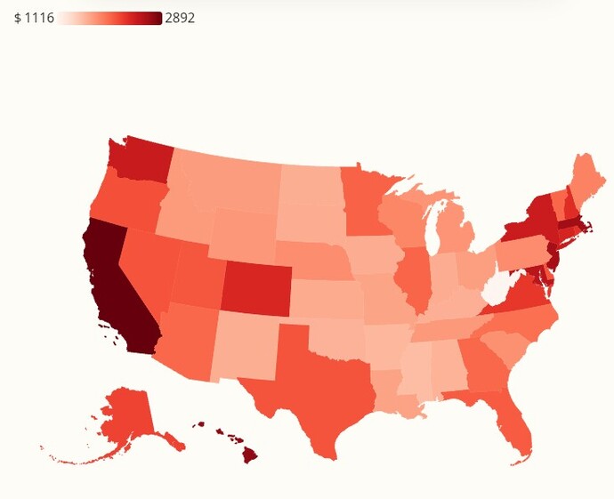 What do you think this shaded US map is actually showing?