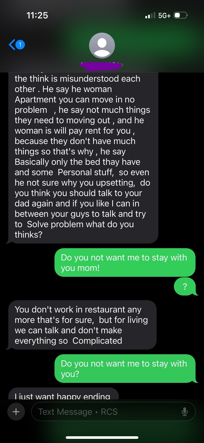 With no context, what do you think about this conversation line?