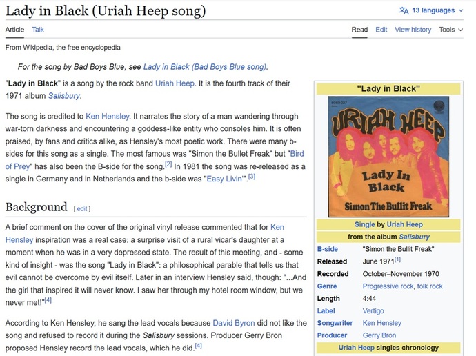 What are your thoughts on this Uriah Heep song? What would you rate it out of 10?