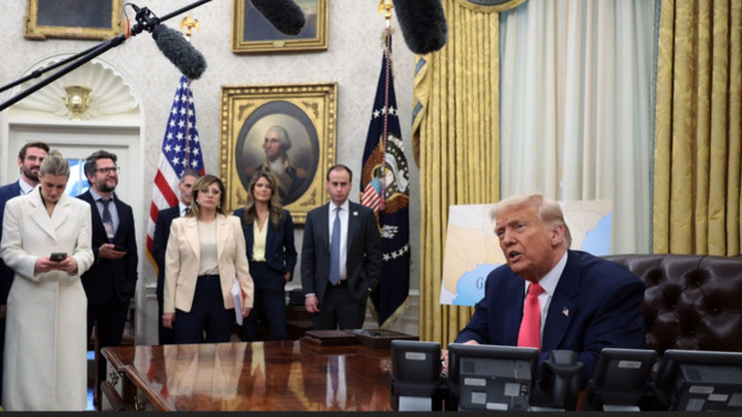 Why would Trump say he "doesn't care about the midterms" and threaten to "blow up" Oman (an American ally)?